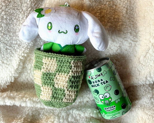 Iced Matcha Cozy katnaps and crafts